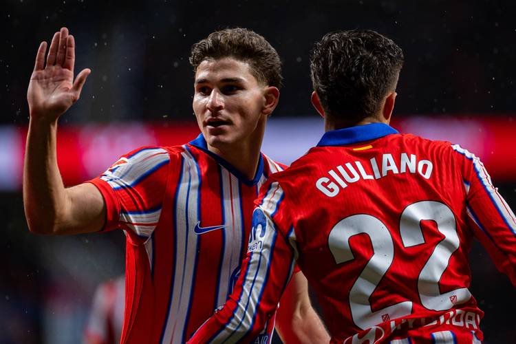 马竞vs莱万特首发：阿尔瓦雷斯、小西蒙尼、瑟尔洛特先发